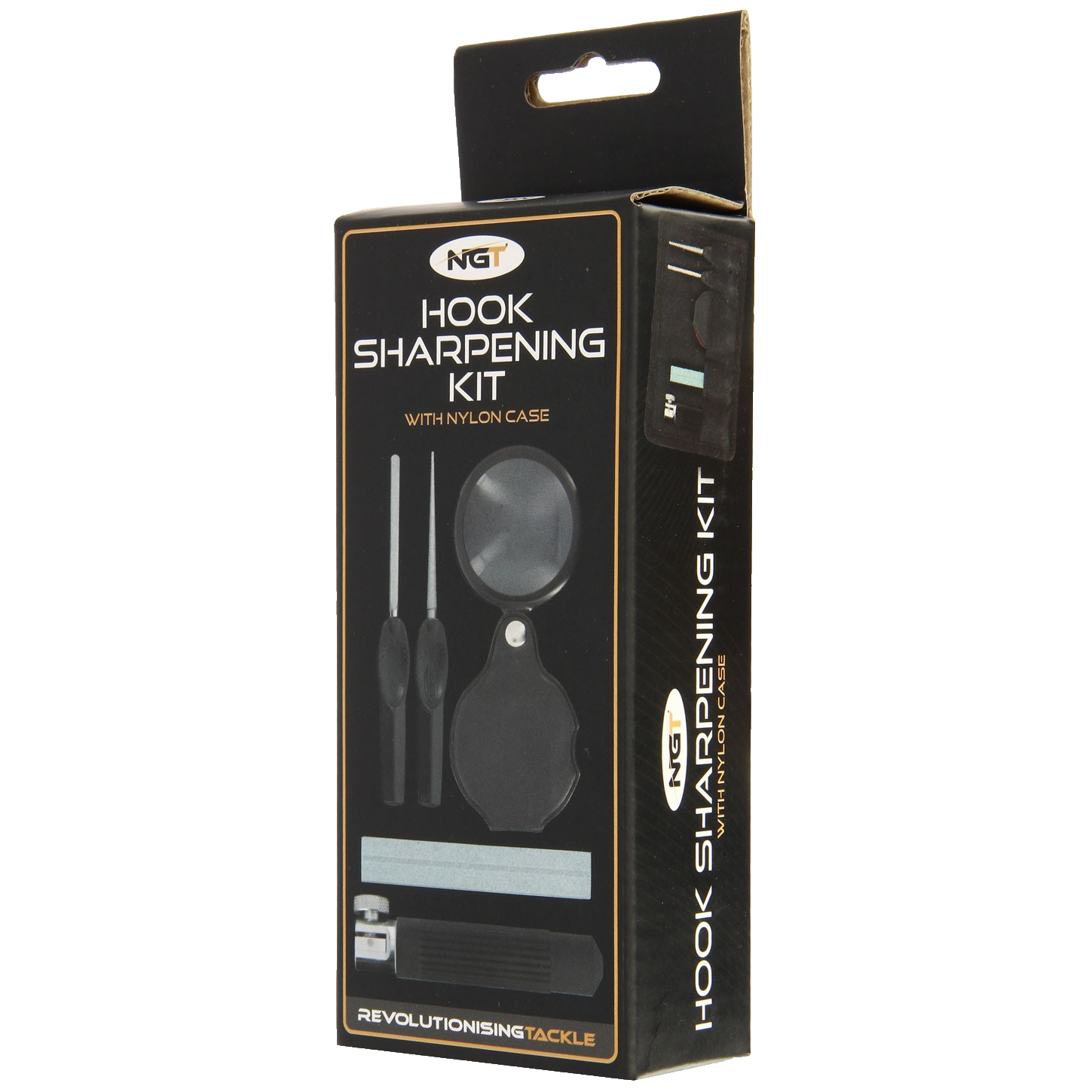 NGT Hook Sharpening Kit File Vice Tool Clamp Magnifying Glass Sharpener Stone