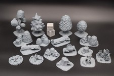 Tabletop Terrain Forest Scatter Tree Stump Shrub Set Dnd RPG Wargame Skirmish 28