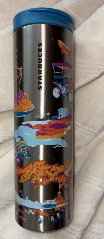 Starbucks San Diego 16 Ounce Metal Stainless Tumbler