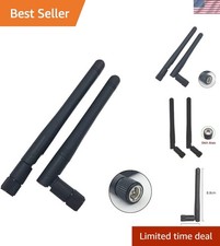 Reliable 2Pcs 2.4GHz WiFi Antenna - Omni-Directional for Excellent Coverage