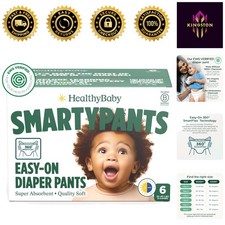 Comfortable Size 6 Potty Training Pants - 32 Count, Plant-Based  EWG Verified