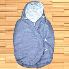 MAXI-COSI BLUE MELANGE DENIM BLUE CARSEAT COSYTOES FOOTMUFF PEBBLE CABRIO ROCK