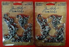 Tim Holtz Idea-ology Adornments / Flourish TH94231 Lot of 2