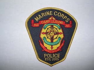 MARINE CORPS. POLICE CAMP LEJEUNE NORTH CAROLINA