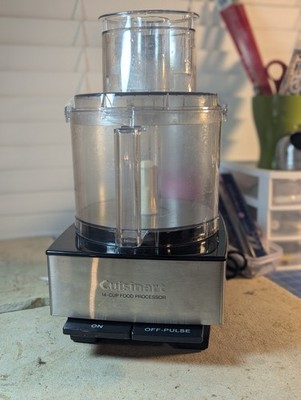 Cuisinart Custom 14 14-Cup Food Processor  Brushed Stainless TESTED READ