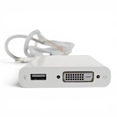 Apple A1306 Mini DisplayPort to Dual-Link DVI Adapter USB Powered OEM White