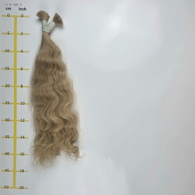 Gefärbtes Echthaar für Extensions lichtblond 71Gr 45-50cm - 45052614M