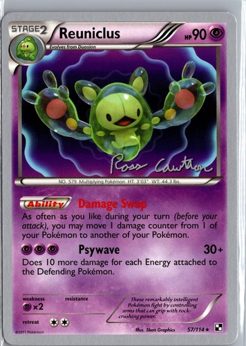 Reuniclus 57/114 Holo Rare Black & White Pokemon Near Mint