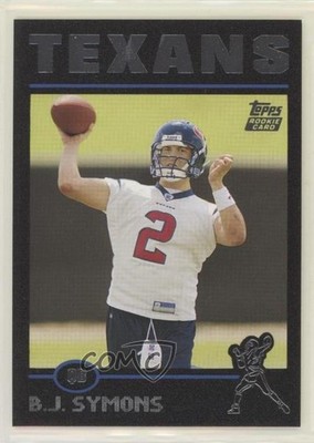2004 Topps Black 142/150 BJ Symons #319 Rookie RC yj7
