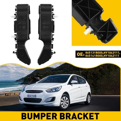 Front LH&RH Bumper Retainer Bracket Set For Hyundai Accent 2012-2017 865141R000