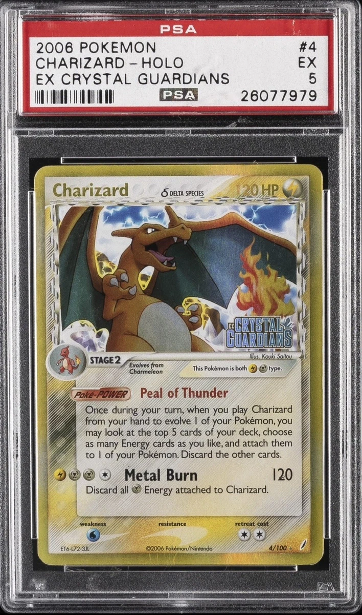 Charizard Pokémon TCG Professional Sports Authenticator (PSA) EX