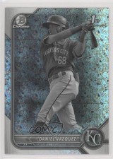 2022 Bowman Chrome Black & White Mini-Diamond Refractor Daniel Vazquez 17eh