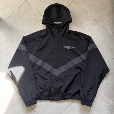 Essentials Fear of God Reflective Jacke mit Kapuze - Größe M