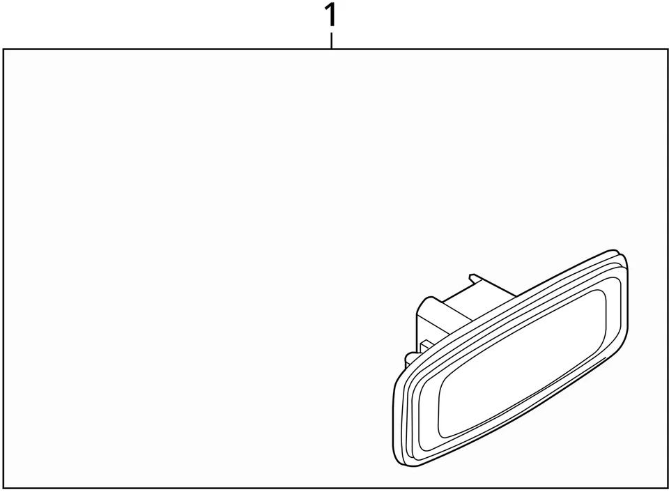 Guardabarros marcador lateral con luz de esquina/estacionamiento montado para 08-10 INFINITI M35 27138154 Foto 4 de 4