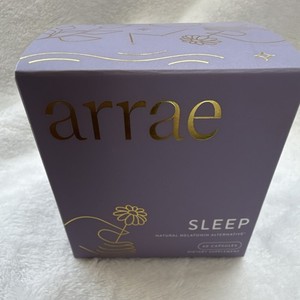 Arrae Sleep Capsules Melatonin-Free Alternative Sleep Aid, 60 Count (Purple)
