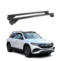 DachträGer FüR Mercedes EQB 2020-2026 GepäCkträGer GrundträGer Alu Schwarz 2X