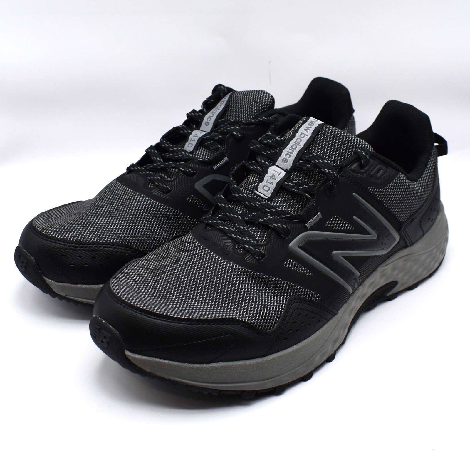 New Balance 410v8 Trail Running Shoes Sneakers Men's 10 4E Black Gray MT410LB8