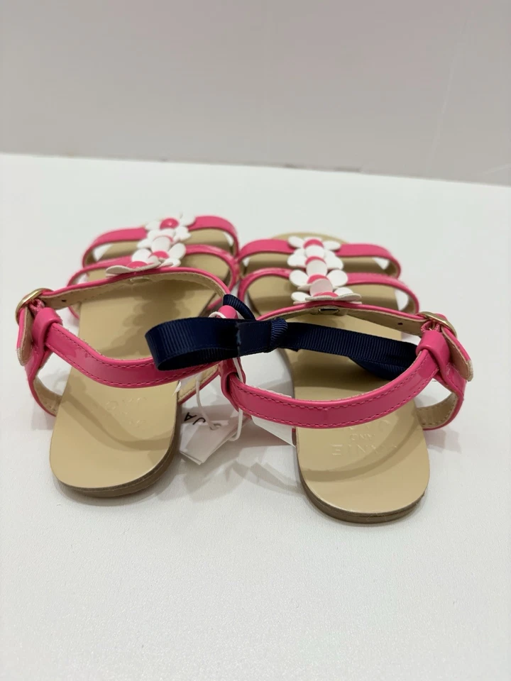 Nueva SANDALIA CON CORREA DE FLORES JANIE AND JACK Talla 10 $59 Foto 4 de 4