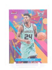 BRANDON MILLER 2025-26 TOPPS FINEST OIL SPILL REFRACTOR #48 BASKETBALL Q3178