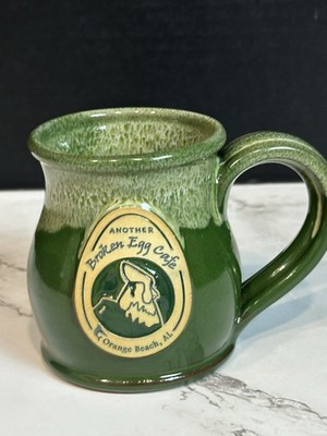 Deneen Pottery Coffee Mug Another Broke Egg Cafe Orange Beach AL