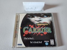 Carrier (Sega Dreamcast, 2000) Complete with Registration Card - Tested