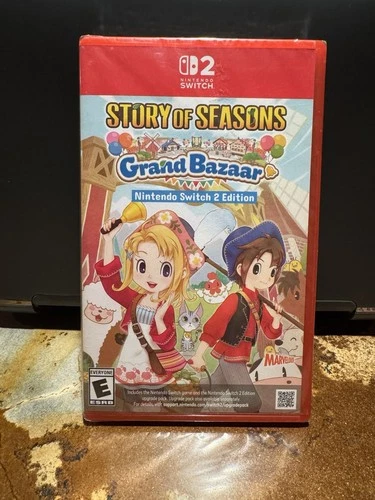 Story of Seasons: Grand Bazaar - Nintendo Switch 2 - Brand New Sealed