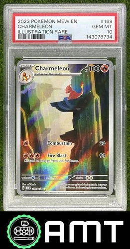 Charmeleon Illustration Rare PSA 10 2023 Pokemon SV 151 #169/165 8734