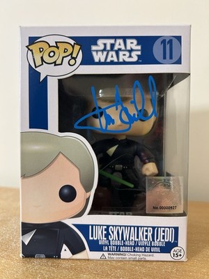 Luke Skywalker (Jedi) 11 Star Wars Rare Pop Life Funko Signed By Mark Hamill