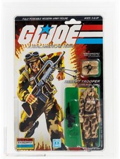 GI Joe 1985 Dusty  Triple Win  MOC AFA 75