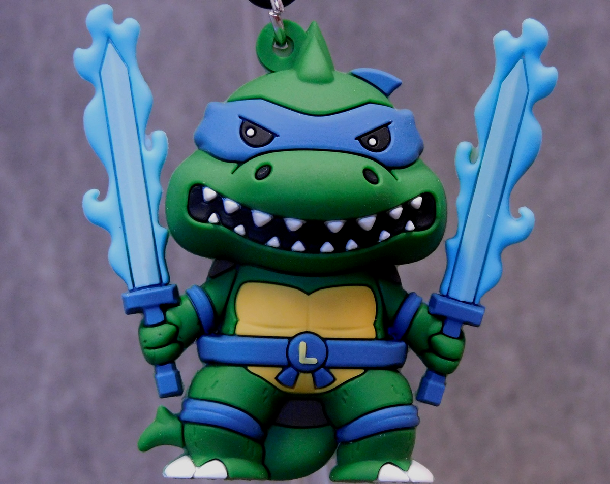 Bindas様 Godzilla x TMNT NEW * Godzilla Leonardo Clip * Blind Bag Ninja
