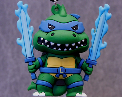 Godzilla x TMNT NEW * Godzilla Leonardo Clip * Blind Bag Ninja Turtles Monogram