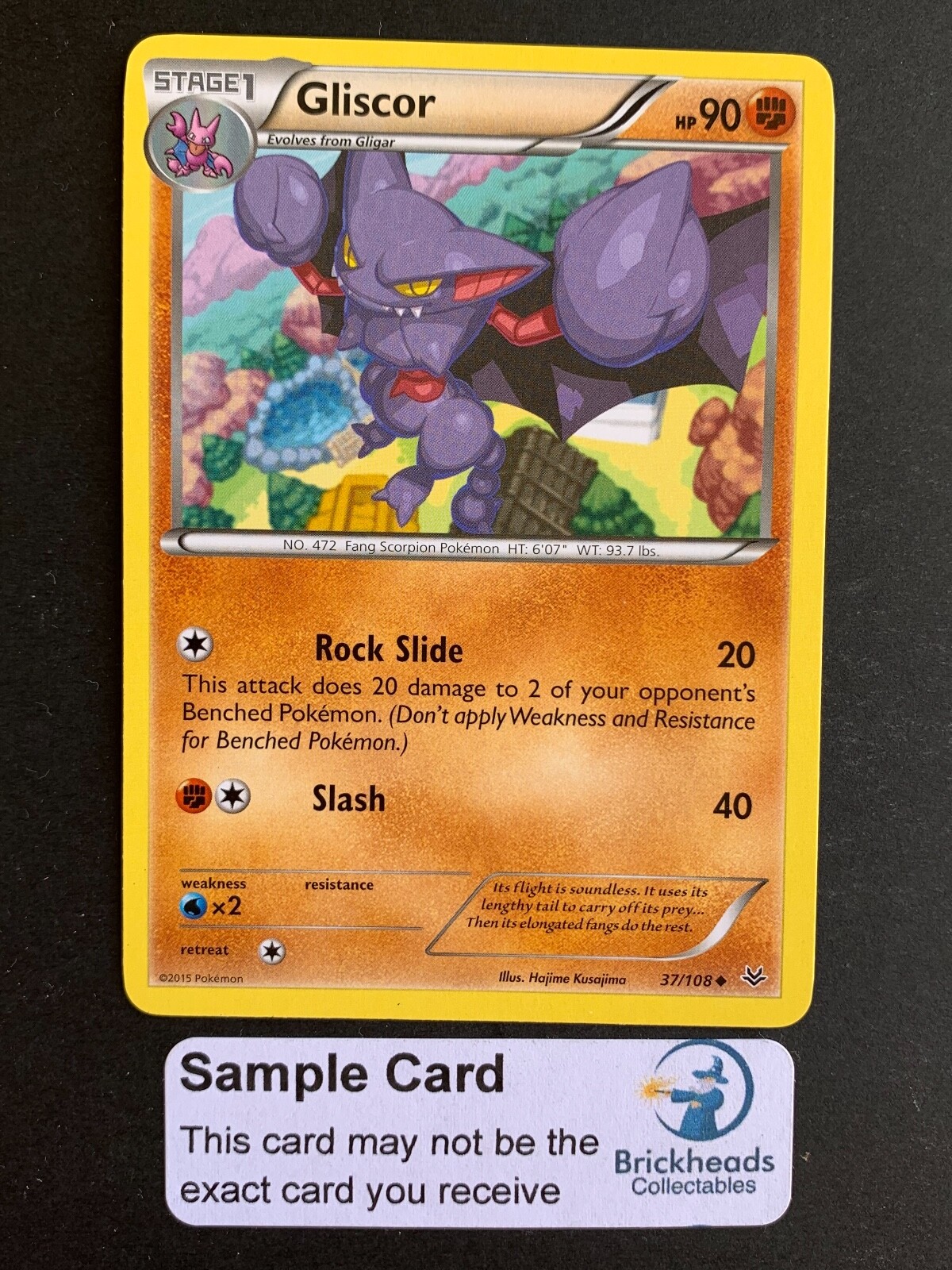 Gliscor 37/108 Uncommon | XY: Roaring Skies | Pokemon Card