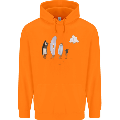 Retro Data Storage Funny Geek Nerd CD PC Childrens Kids Hoodie - Picture 12 of 12