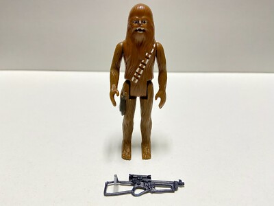Star Wars Kener Chewbacca w. og rifle 1977 NO COO POTF vintage