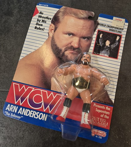 NEW ON CARD 1990 GALOOB WCW ARN ANDERSON THE ENFOR...