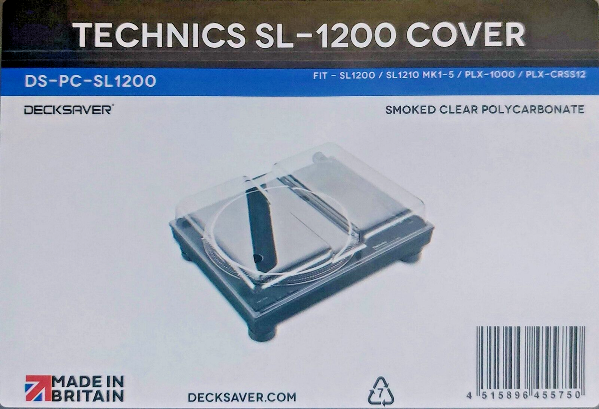 Decksaver Dust Cover for Technics SL-1200 Pioneer DJ PLX-CRSS12