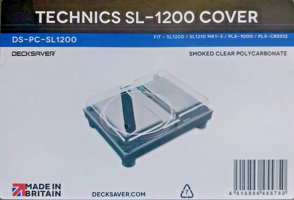 Decksaver Dust Cover for Technics SL-1200 Pioneer DJ PLX-CRSS12 & Gemini PT-1000 - Image 2 of 4