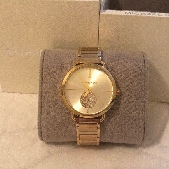 Michael Kors Women MK3639 'Portia' Crystal Gold-Tone Michael Kors Women MK3639 'Portia' Crystal Gold-Tone