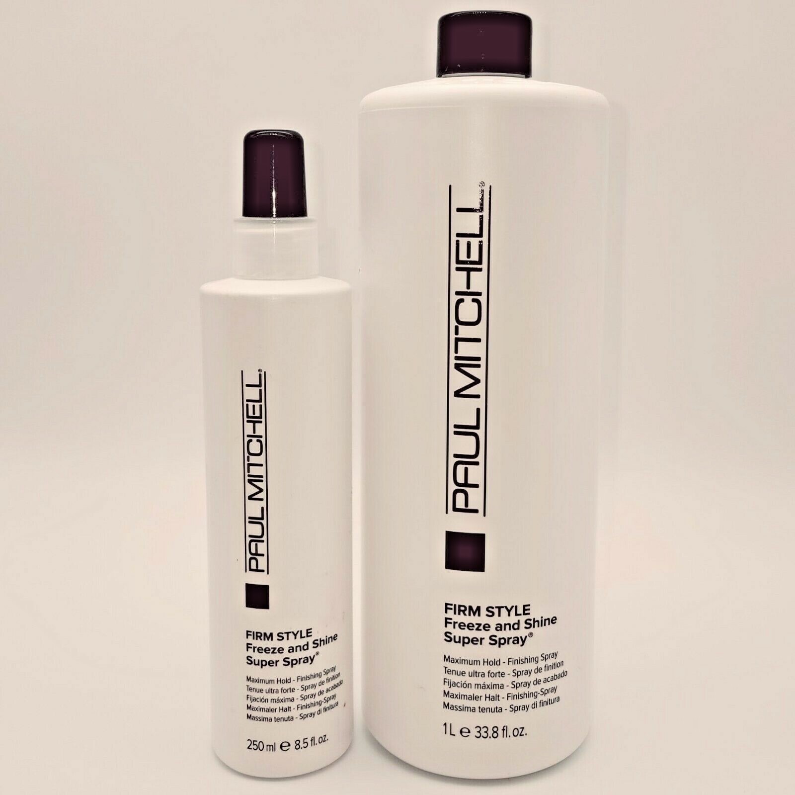 Paul Mitchell Firm Style Freeze and Shine Super Spray 33.8 oz + Free 8.5 oz
