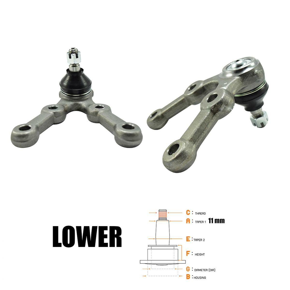 2 PCs Lower Ball Joint For Daihatsu Hijet 360 550 S38 S40