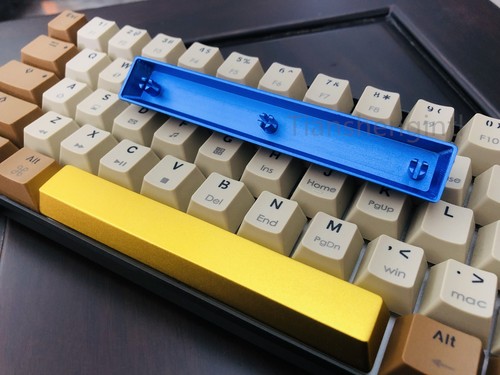 6.25u Spacebar Keycap Metal Aluminum alloy keycaps For MX Mechanical Keyboard - Picture 2 of 13