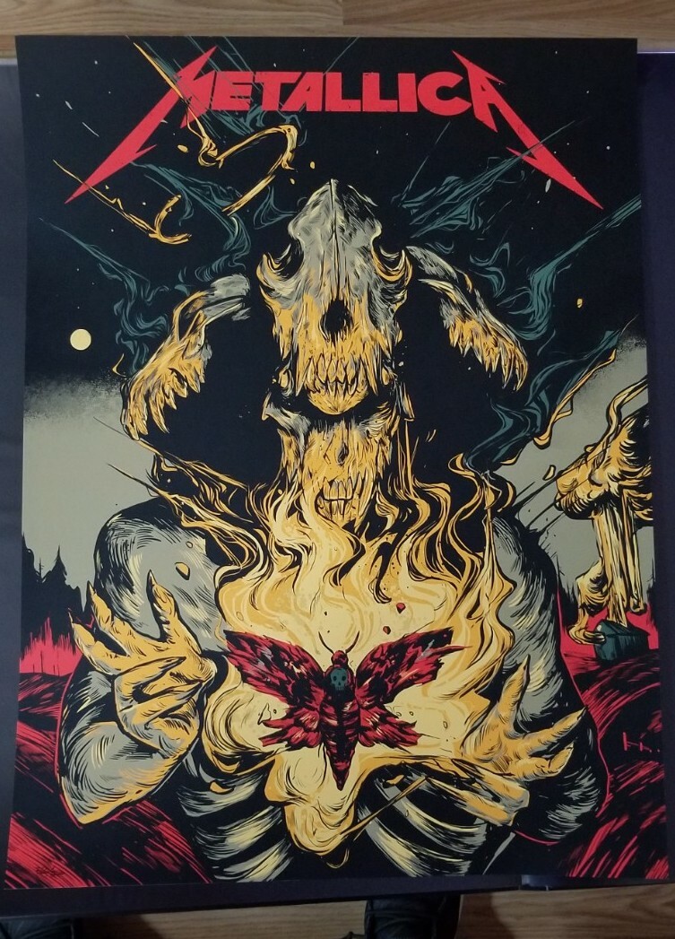 METALLICA- Moth Into Flame WolfSkullJack Limited Edition
