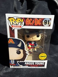 ð·FUNKO POP! AC/DC ANGUS YOUNG CHASE W/PROTECTIVE COVER MINT CONDITION! 889698363181 | eBay