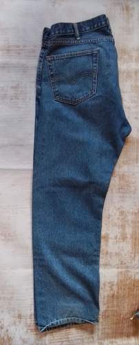 Levis 505 JEANS Mens 42 x 32 Regular Straight Fit Denim - Picture 5 of 10