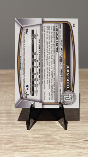 2023 Bowman Chrome Juan Soto Sapphire No.96 Padres - Picture 2 of 2