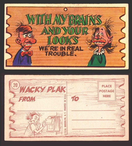 Wacky Plaks 1959 Topps Vintage Trading Cards You Pick Singles #1-88 - Picture 18 of 104