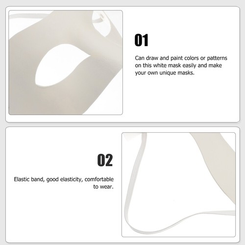 15Pcs Diy Masks for Masquerade Party Crafts and Creative Fun - Picture 12 of 12