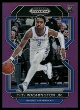 2022-23 Panini Prizm Draft Picks - TyTy Washington Jr. #64 Purple 32/75 (RC)