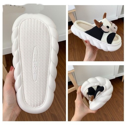 Women's Slippers Cute Cartoon Home Beach Slides Soft Slipper Shoes Thick Sandals - Picture 8 of 84