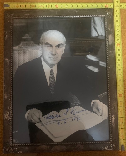 photo president of Turkey Fahri Koruturk with original signature - Picture 3 of 8